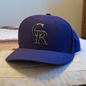 Purple Colorado Rockies Hat